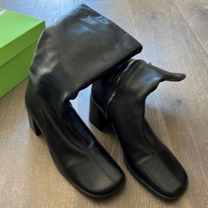 New, never worn black boots.